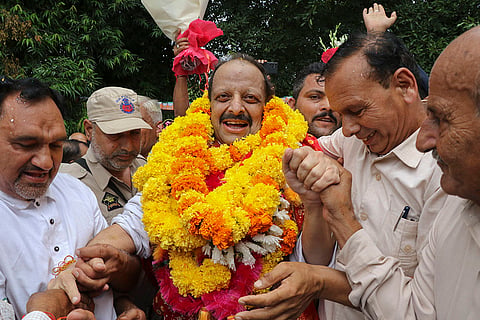 2024 J&K Elections: BJP candidate from Nagrota constituency Devender Singh Rana in Jammu